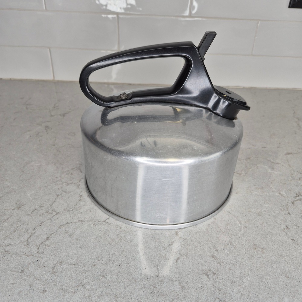 Foley Tea Kettle Vintage Aluminum 2.5 Qt Silver